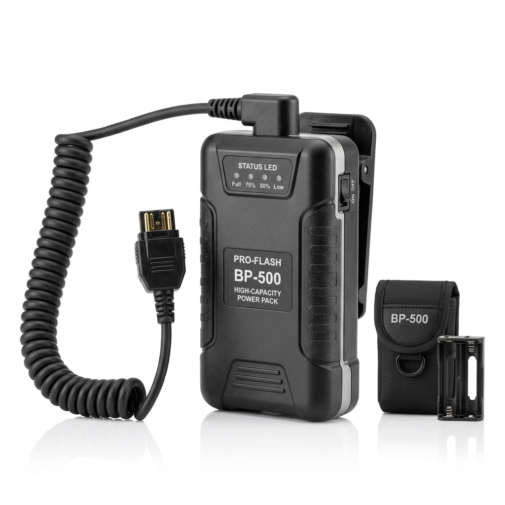 Pack de baterias externas de alta capacidade para flash